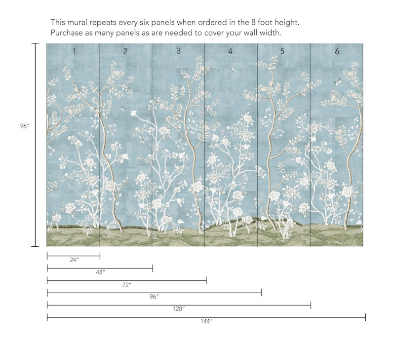 Giverny Mural  | French Moire
