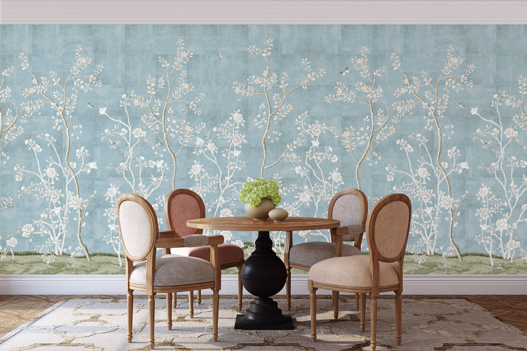 The wait is over Affordable chinoiserie wallpaper and matching fabric   Diane Hill