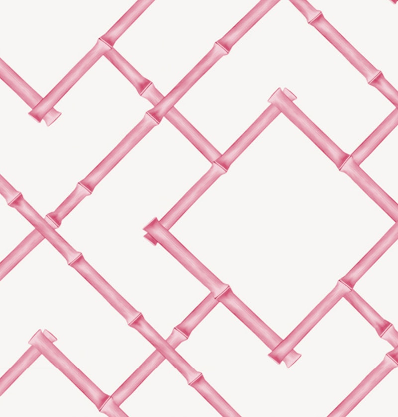 Bamboo Trellis | Pink