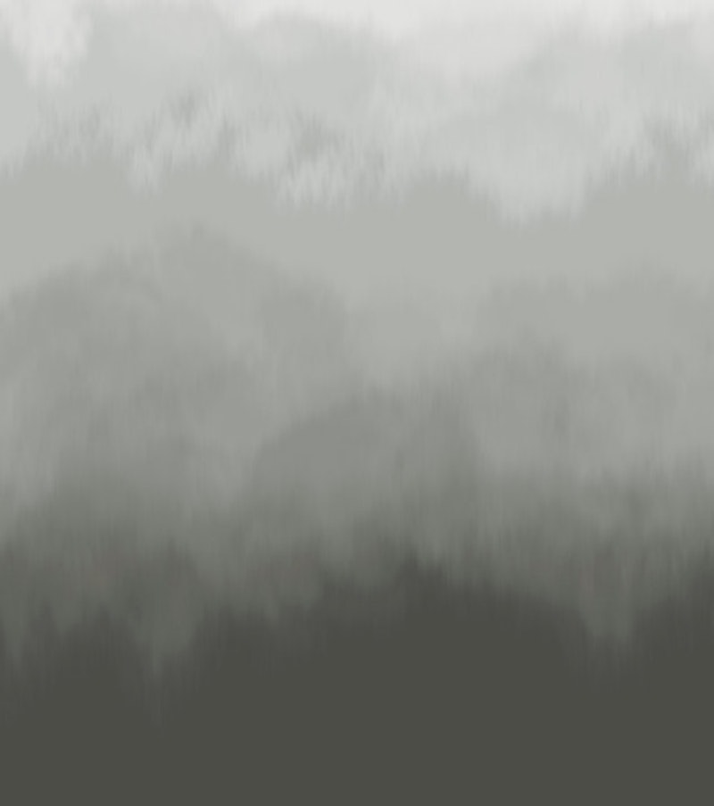 Ombre Cloud Mural | Storm Gray