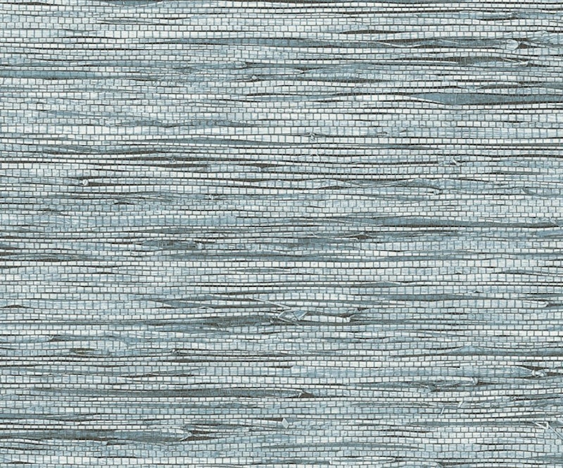 Faux Grasscloth | Spa Blue