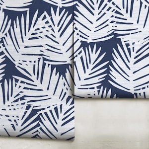 Palm Leaves | Navy