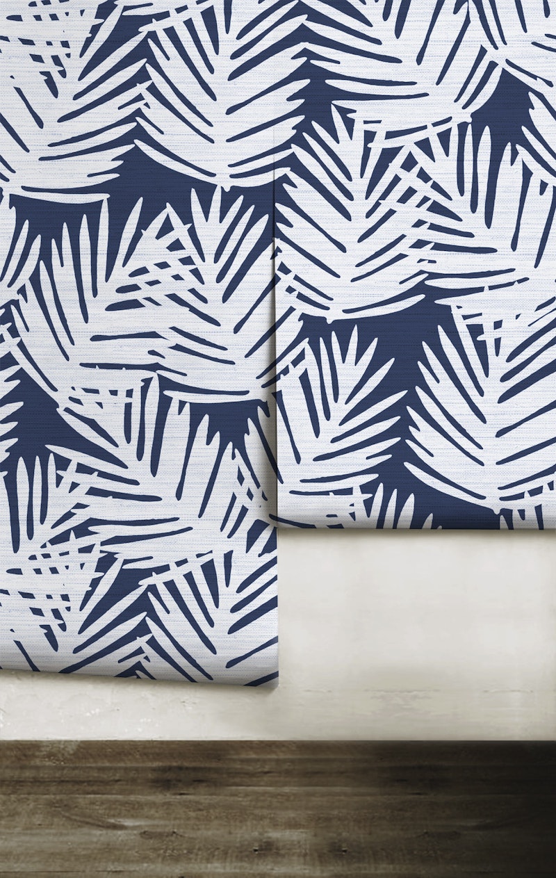 Palm Leaves | Navy