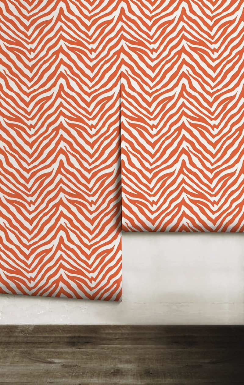 Zebra | Dark Orange | Half Scale
