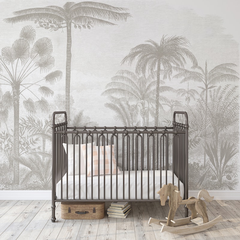 Tropicale Etched Mural Greige